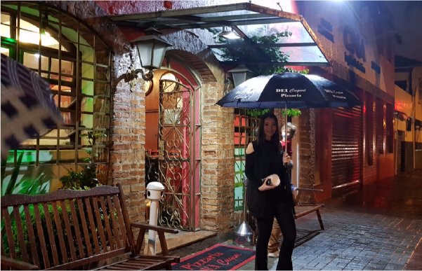 Ambiente da Pizzaria Dei Cugini